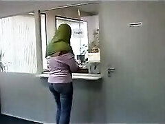 Penniless Arab Fucks In An Office For Money