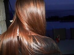 Cum in the pussy! Cool girl sucked and gave in her tight pussy subordinated