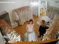 IPCAM - Bride to be switching in wedding saloon IPCAM - Bride to be switching in wedding saloon