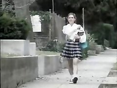 Shy young girl gets pounded by mischievous dude on her way to school