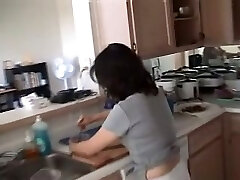 Brunette housewife gets her pussy tucked after 69 oral sex