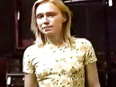Blonde Teen Gets Her Hairy Slit Destroyed by a Ultra-kinky Man in His House