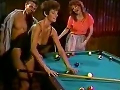Sharon Mitchell and mate boinked on the pool table