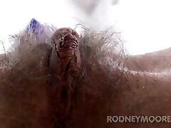 Kitty Bush Skinny Hairy Nymph Large Clit and Hairy Arm Pits