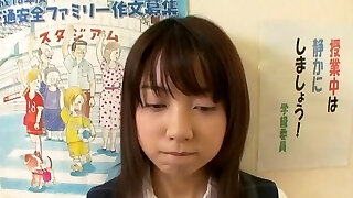 Incredible Japanese mega-bitch Haruka Ito in Amazing School/Gakuseifuku, Dildos/Toys JAV scene