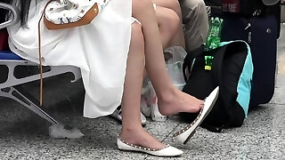 Black man fucks imported chinese chick in foot fetish