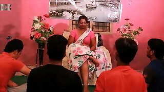 Yoga schoolteacher Gives instructions Yoga schoolteacher Gives instructions