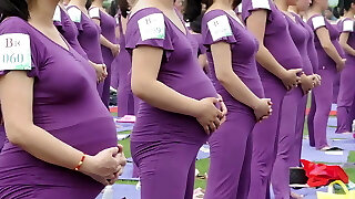 Prego Asian women doing yoga (non porn)
