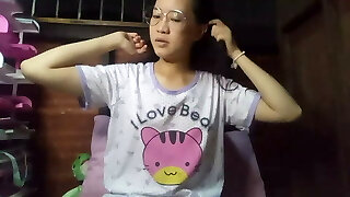 Japanese cute girl horny at home 339