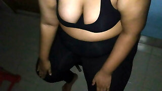 Priya madam workout - big big bosoms