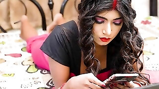 DESI Filthy BHABI WANTS BIG COCK OF HER LAPTOP SERVICE Man