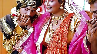 Desi queen BBW Sucharita Full foursome Swayambar hardcore erotic Night Group sex gangbang Total Movie ( Hindi Audio ) 