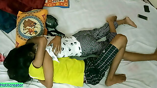 Indian hot teen romp! Real rough sex