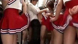 censored oriental cheerleaders panty bus adventure p2