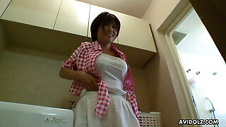 Chinese lady Meguru Kosaka is enjoying, uncensored