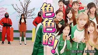 Asian Squid game adult version Ep2 - The Largest ASIAN Orgy EVER