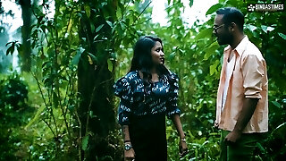 Boyfriend fucks Desi Sex Industry Star The StarSudipa in the open Jungle for cum into her Mouth ( Hindi Audio )