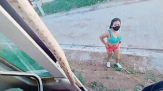 Risky romp in public - Kinantot si Ganda sa pambuliko lugar