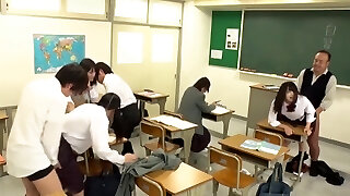 Teacher had enough of disrespectful girl and impregnates her