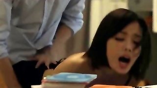 Korean student catch her professor fucking