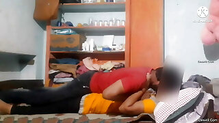 Indian Desi telugu lovers first time fucking caught secretly