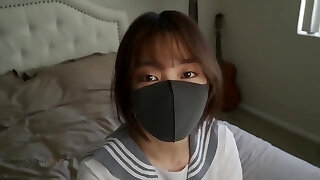 Fuck A Horny Asian School Girl Wearing A Jk Uniform After Interviewing