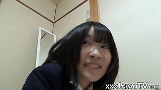 Hot Asian schoolgirls farting into each others face