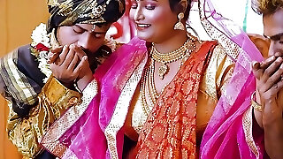 Desi queen BBW Sucharita Full foursome Swayambar hardcore erotic Night Group sex gangbang Total Movie ( Hindi Audio )