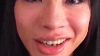 Sweet Asian tranny solo