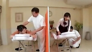 Oil Massage Daughter and Mummy-two