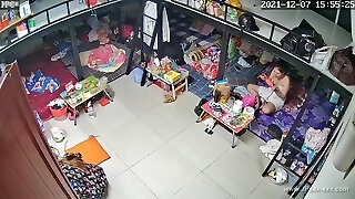 chinese girls dormitory.Four