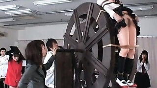 Cute asian school stunner getting sexually teased hardcore