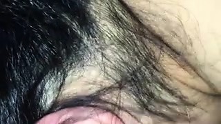 Fur Covered nature inexperienced milf creampie riding and blowjob