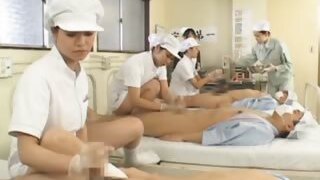 Japanese nurses nailing patients