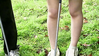 Brainy Japanese ladies combine their hobbies - Golf and fucking