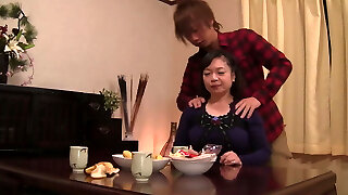 Seducing Stepson's Classmate and Having Arousing Orgy. - Part.2