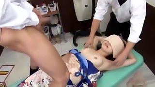 Horny Japanese girl in Impressive Massage JAV pinch