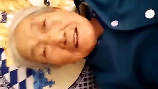 cinese 75anni nonna creampie