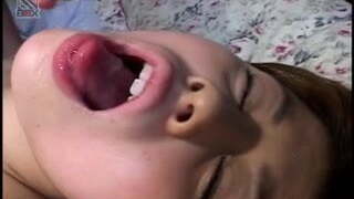 Busty Rua Mochizuki fucking with cum guzzle