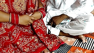 Humped newlywed bride aunty on her wedding night Village Mami Chudai