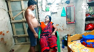 Nephew stripped and porked aunty