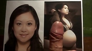 Cum tribute on pregnant japanese Jacqui