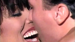 Big tits Asia Carrera widening legs while her cunt is licked