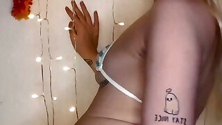 Spookybarbiegrl Goth Girl Anime Bikini Unwrap