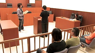 In Courtroom on the Table with 3 Boner