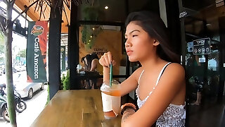 Thai amateur girlfriend teenager gets recorded on camera