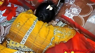 Desi horny bhabhi enjoyed gigantic desi dick in all extraordinaire positions