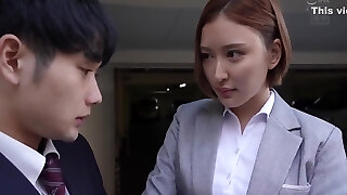 Enjoy Make In Chick Boss Loves Have Sex With Young Guy, The First Thing After Work Is Make Love