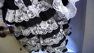 Beautiful Japanese maid got her face covered with cum Beautiful Japanese maid got her face covered with cum