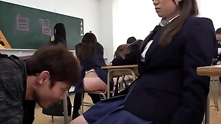 Asian High Schoolers Time Stopped
